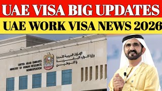 UAE Visa Big Update 6th Oct 2025 || Dubai Work Visa Latest Update || UAE Work Visa News