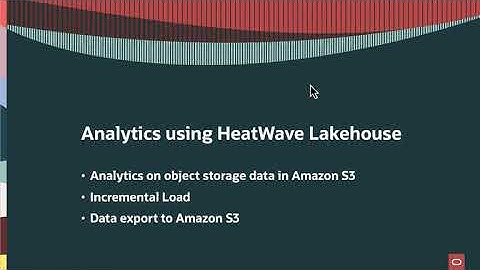 Demo: Analytics Using HeatWave Lakehouse on AWS