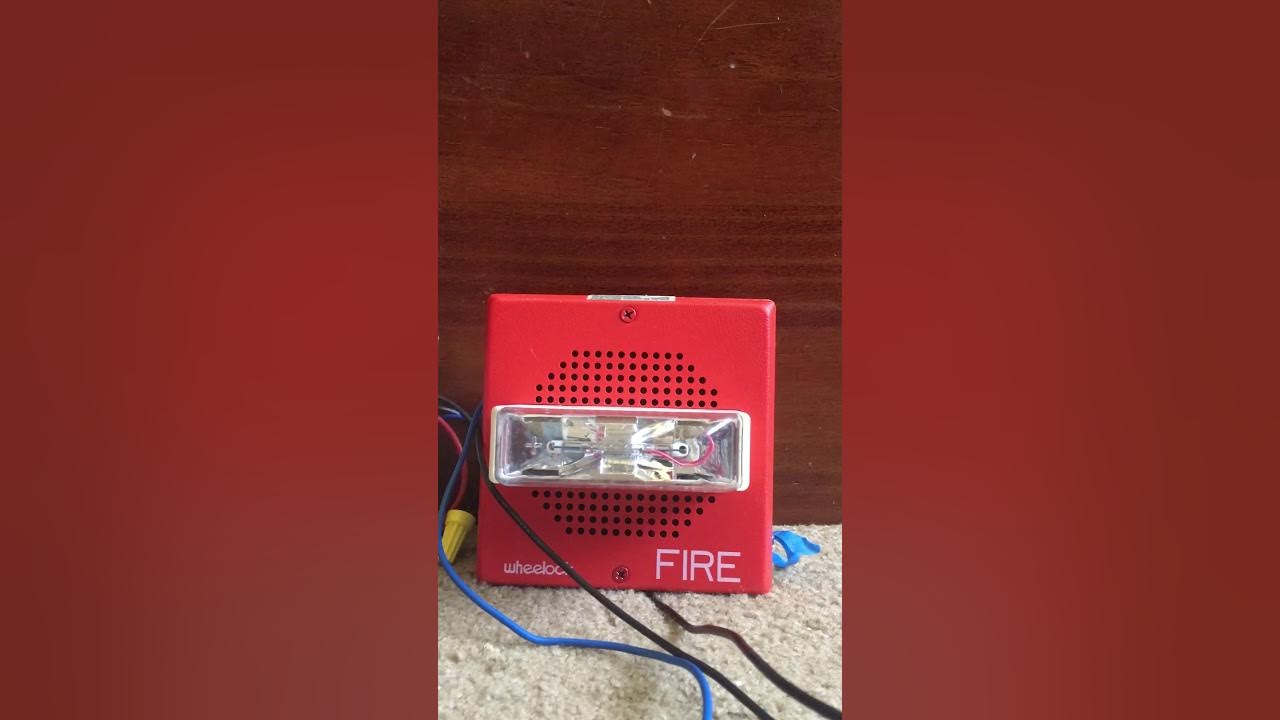Wheelock e70 speaker strobe 2 messages YouTube