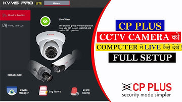 cp plus kvms pro lite setup | kvms pro lite software setup in laptop