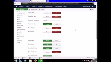 Global Configuration Of Joomla - Tutorial #5