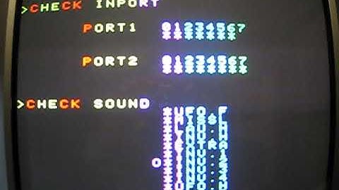 Taito Space Invaders Test ROM - Testing sounds first pass