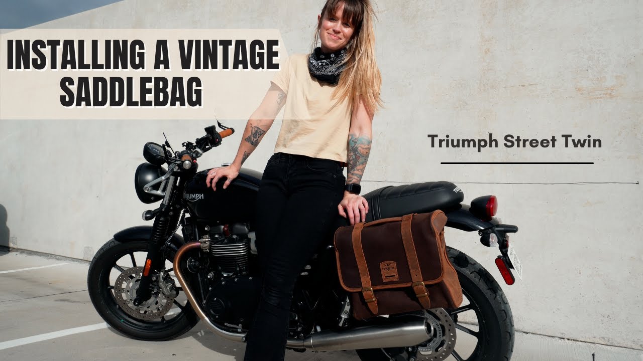 Installing Vintage Saddlebag | Triumph Street Twin