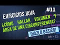 ¿Cómo Hallar el Volumen y Área de una Esfera? - Ejercicios Básicos JAVA #11