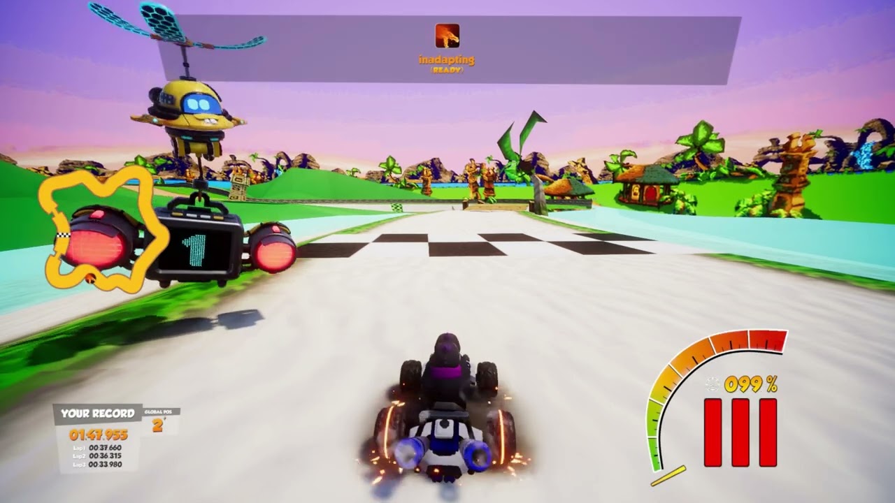 The Karters 2:Turbo charged *NEW TRACK* (Inferno Island - Crash Nitro Kart N-Gage) Session Test
