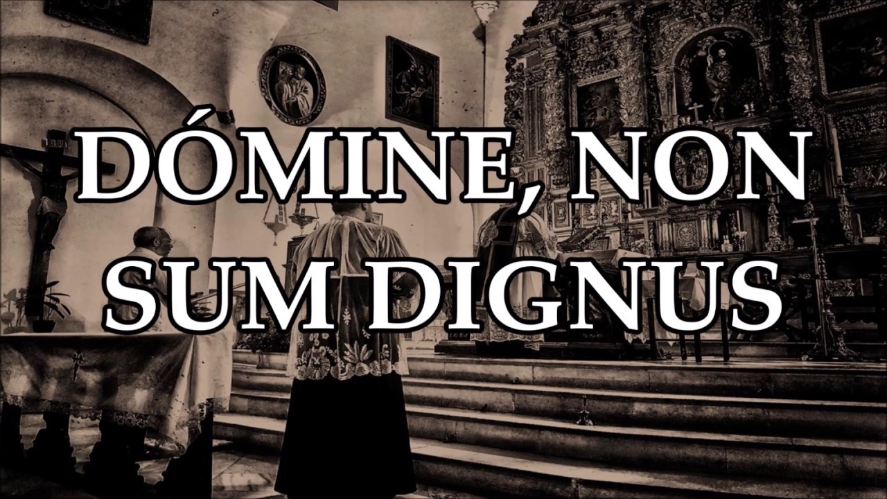Dómine, non sum dignus Pronunciación en latín YouTube Dómine, non sum dignus Pronunciación en latín YouTube