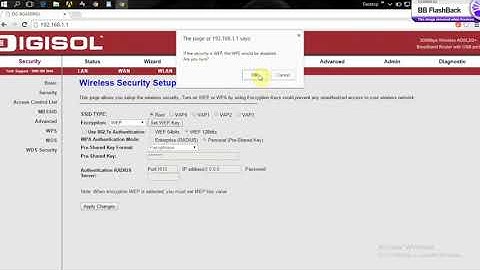 Change DIGISOL Wifi router Password