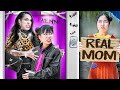 Real mom vs fake mom who is the best mom  funny stories about baby doll family