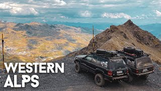 Overlanding Western Alps  Jeep Cherokee XJ & Grand Cherokee ZJ Off Road Travel