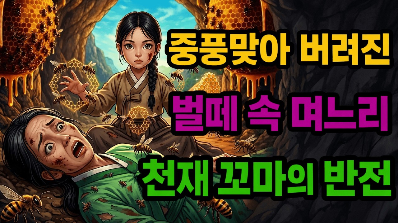 중풍맞아 벌떼 속에 버려진 며느리, 천재 꼬마의 소름돋는 반전 | 야담 옛날이야기 오디오북 수면동화 민담