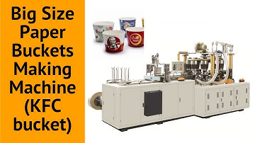 Big Size Paper Buckets Making Machine ZBJ-X200(KFC bucket)