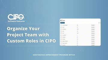 Keep Your Teams Aligned: Role Selection & Custom Permissions in CIPO #projectmanagementsoftware