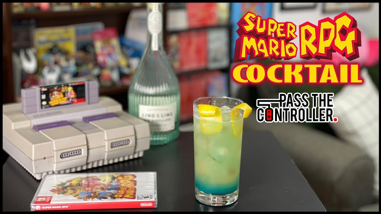 Super Mario Bros. RPG Inspired Cocktail Recipe | Bits & Brews