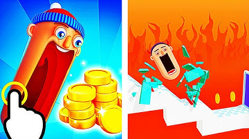 Hopping Heads - Stretch Hopping Head Run - All Levels iOS Android GamePlay #26