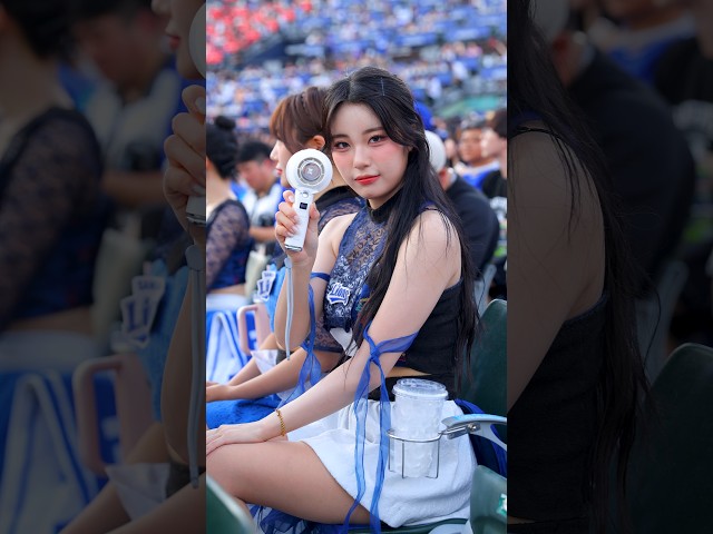 너무 너무 더웠던 부산 #유세빈 #劉世彬 #유세빈치어리더 #삼성라이온즈 #치어리더 #직캠 #shorts