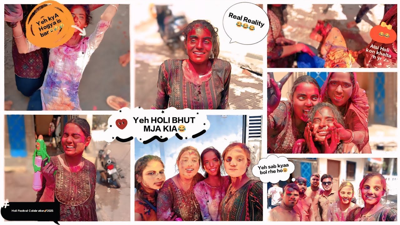 THE HOLI VLOG 2025 | HOLI HO TO AISI 😂🌈
