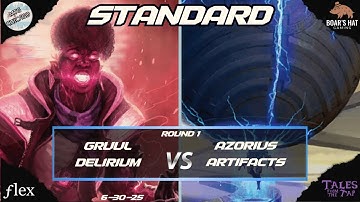 Gruul Delirium VS Azorius Artifacts    [MTG Standard Round 1]