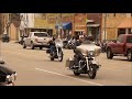 MOTORCYCLE RALLY AT BLESSING OF THE BIKES IN BALDWIN MICHIGAN