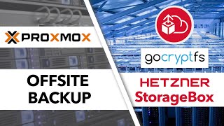 Proxmox verschlüsselte Offsite-Backups mit Hetzner Storage Box erstellen - 1TB unter 4€/Monat