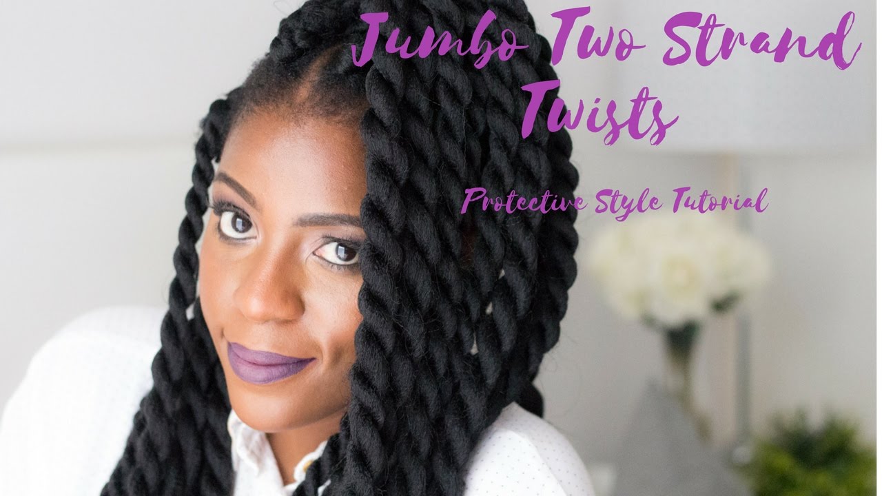 Easy method for Jumbo Twist, On short natural hair