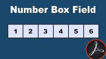 How to create Number Box Field in fillable pdf form using adobe acrobat pro-2017
