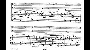 Johannes Brahms - Piano Trio No. 2 op. 87(Suk, Starker, Katchen)(1880-2)(with full score)