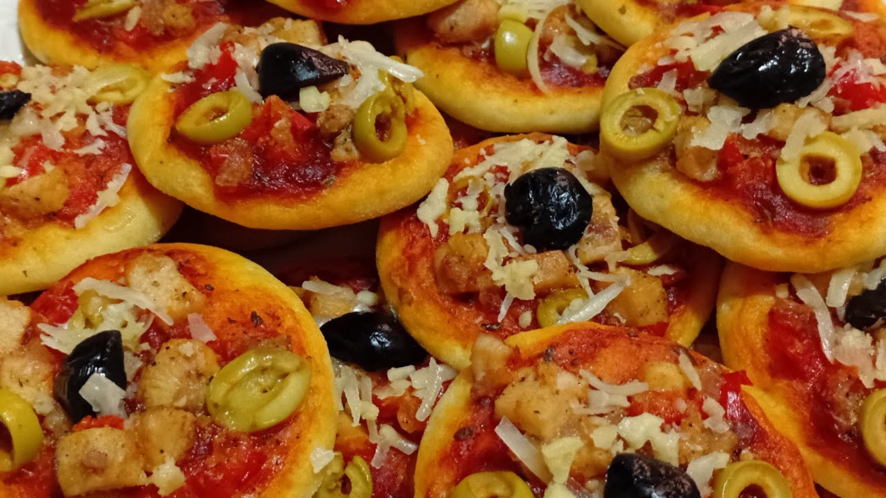 بلاتسراح ولا تقطاع ميني بيتزا بعجينة سحرية كتجي رطبة او مقرمشة تستحق التجربة