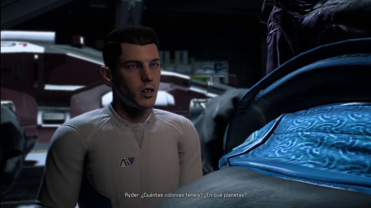Mass Effect Andromeda Jaal Romance Espa Ol Scott Youtube