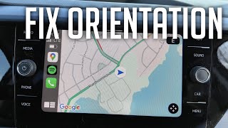 How To change Apple Carplay Map Orientation