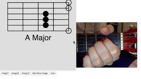ml5 feature extractor guitar chord identifier
