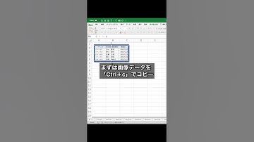【Excel】画像からデータを入力する方法#shorts