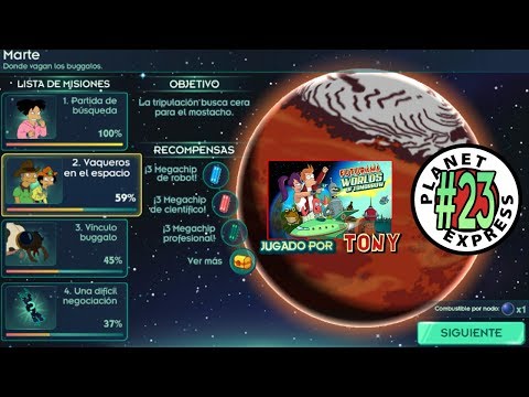 Futurama, Mundos del Mañana "Cap. 23 - Vaqueros en el espacio en Marte (100%)" por Tony