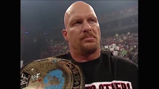 Stone Cold Steve Austin After Turning On The Wwe And Joining The Wcw Ecw Alliance Wwe Raw 7-23-2001