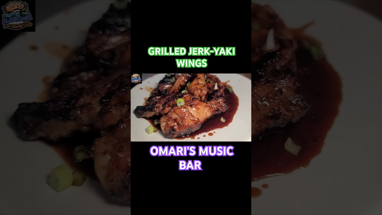 Grilled Jerk-Yaki Wings 