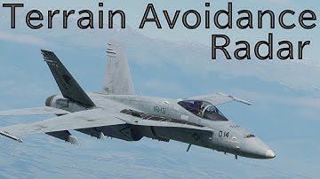 DCS F/A-18 Terrain Avoidance Radar