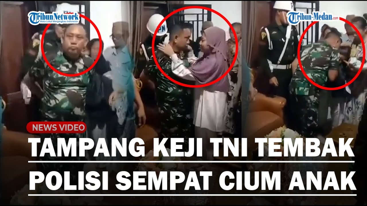 TAMPANG 2 TNI Kopka Basarsyah & Peltu Lubis Pelaku Penembakan 3 Polisi di Lampung, Sempat Cium Anak!