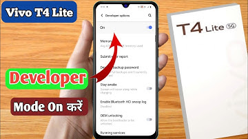 vivo t4 lite mein developer option on kaise kare, vivo t4 lite developer option settings