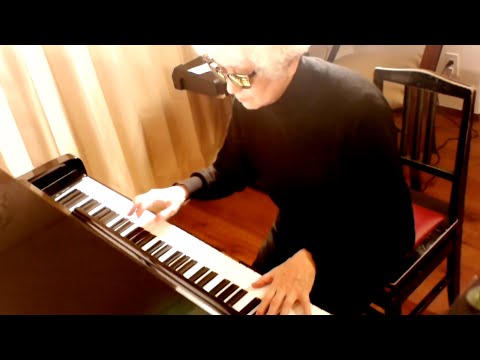 Pretender/髭男dismを芸大ピアノ科首席卒72歳に3時間練習だけで高速演奏させてみた♪【３分暗記】第２３回目