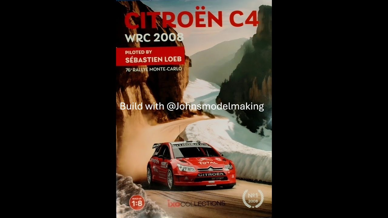 Сборка Citroen C4 WRC от IXO, этапы с 21 по 25.