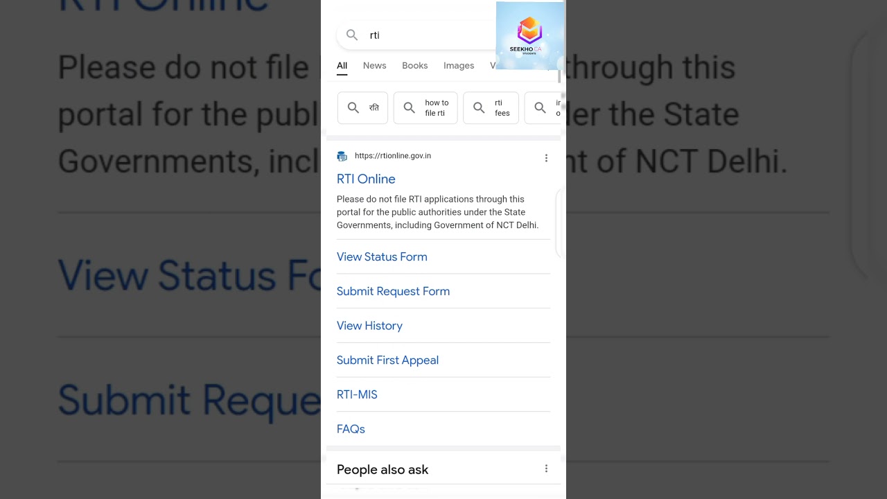 Apply for certified copy through RTI Act of Ca exam  How? 