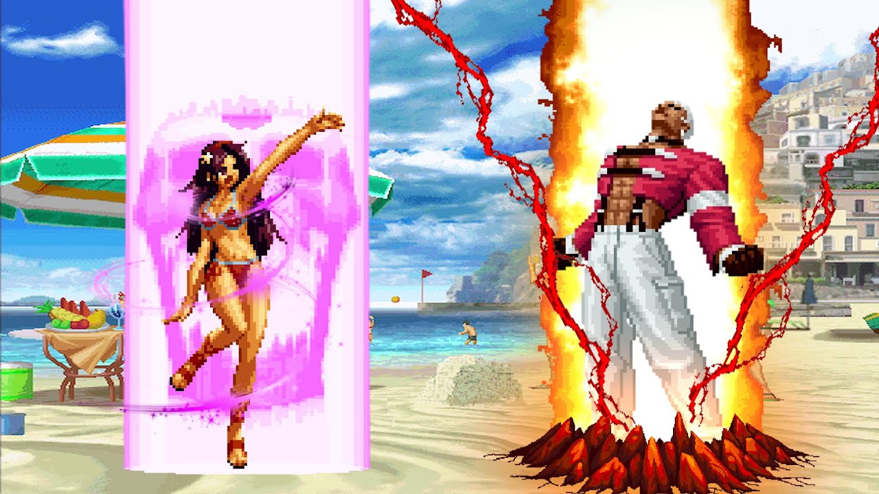 [KOF Mugen] Athena Asamiya Team vs Yashiro Nanakase Team