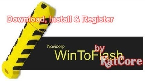 Novicorp WinToFlash 1.11.0000 Professional + Patch {June-2017}