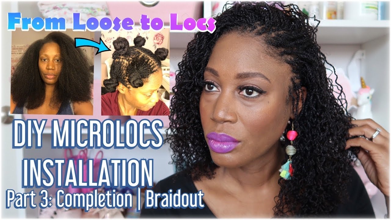 DIY Microlocs Big Reveal | Interlock Method and Two Strand Twists | Braidout