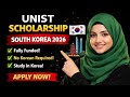 UNIST Scholarship 2026 in South Korea 🇰🇷 | Fully Funded | Step-by-Step Guide (Part 1)