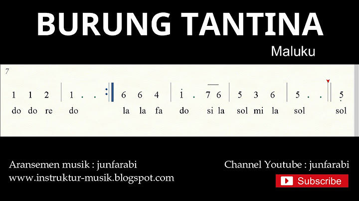 Burung Tantina Ciptaan Sactje Hehanusa Lagu Tantina Lagu Mp3