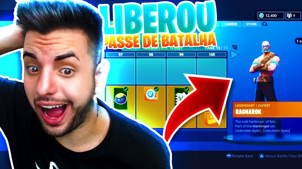 FORTNITE - COMPREI O PASSE DE BATALHA DA TEMPORADA 5! - YouTube