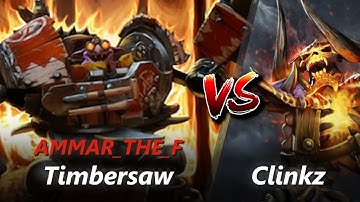 AMMAR_THE_F offlane Timbersaw vs Clinkz/Abaddon | First 10 minutes