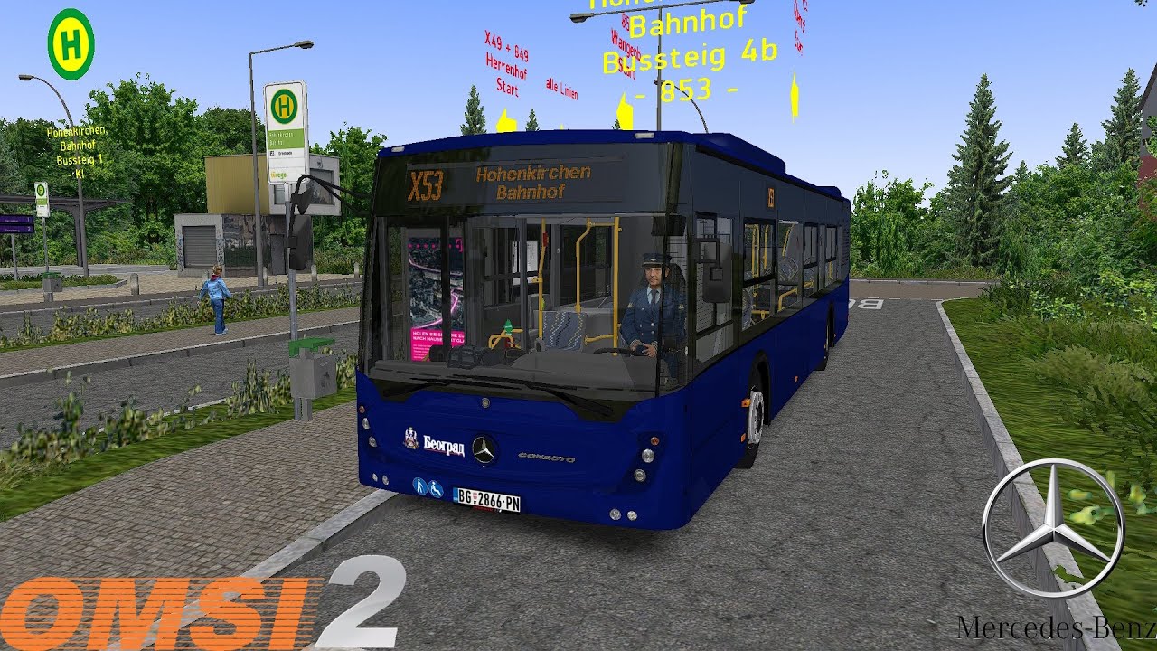 Omsi 2 - Hohenkirchen V2.0 - Line 853 - Mercedes Benz Conecto