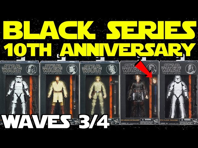 Star Wars Black Series 10th ANNIVERSARY WAVE 9 Retrospective History -  Figure It Out Ep. 241 