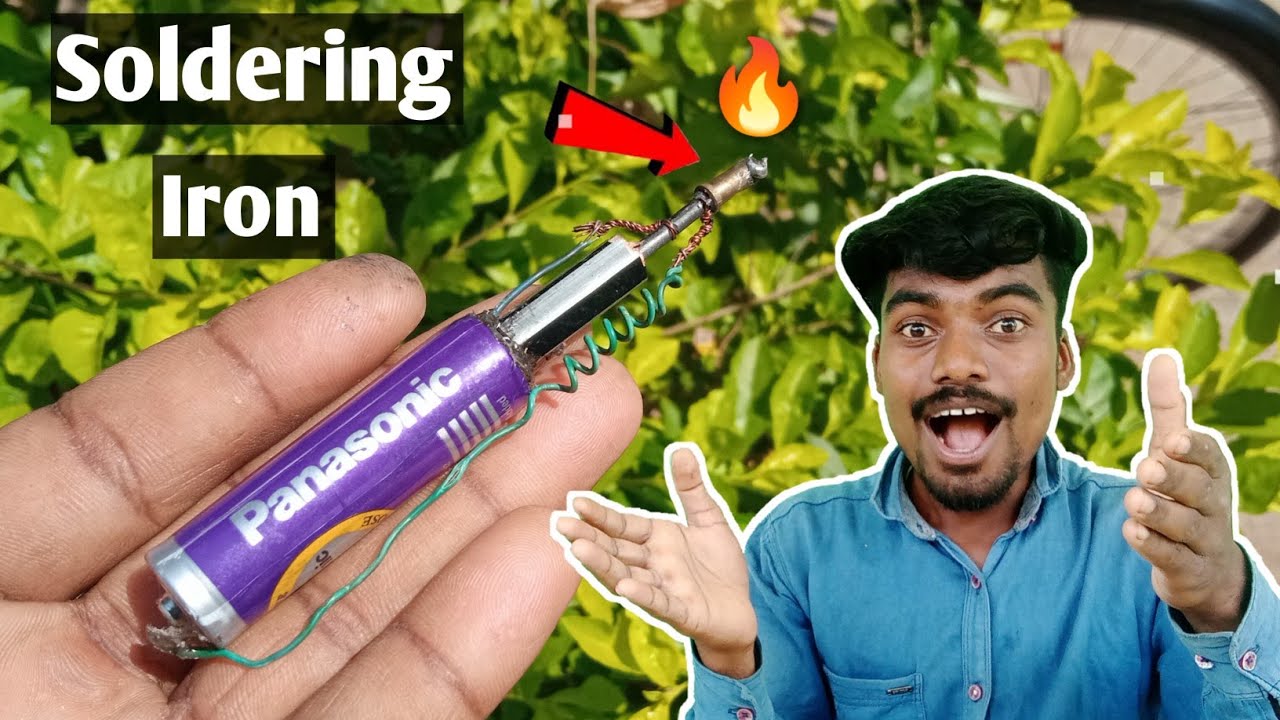 How To Make Emergency Soldering Iron Samar Experiment YouTube
